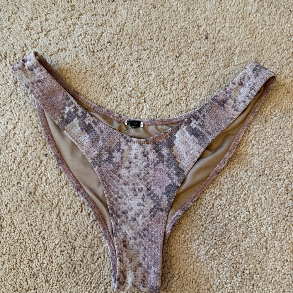Victorias Secret Snake Print Bikini Bottoms